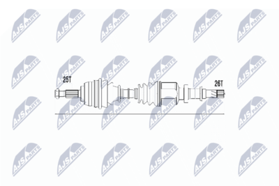 Drive Shaft NTY NPW-RE-032
