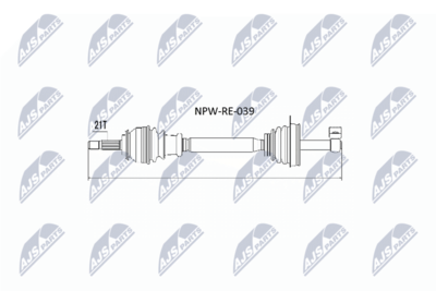 Drive Shaft NTY NPW-RE-039