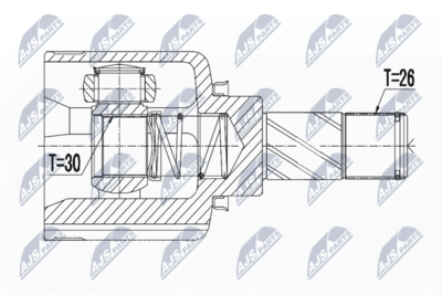 Joint Kit, drive shaft NTY NPW-RE-057