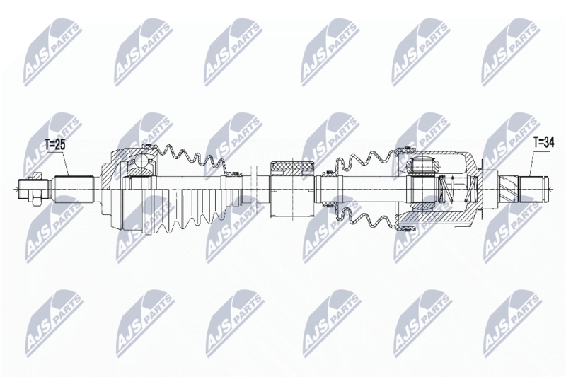 NTY NPW-RE-061 Drive Shaft