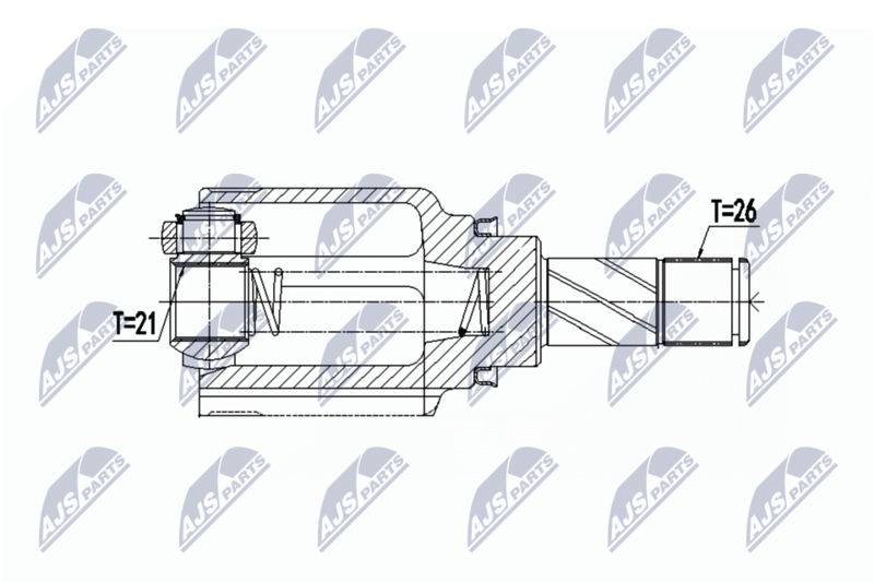 NTY NPW-RE-064 Joint Kit, drive shaft