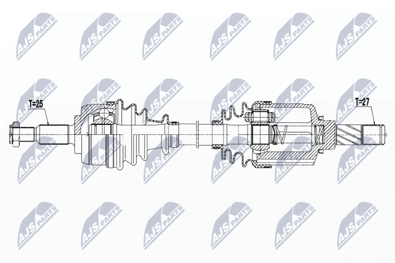 NTY NPW-RE-066 Drive Shaft