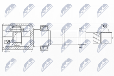 Joint Kit, drive shaft NTY NPW-RE-068