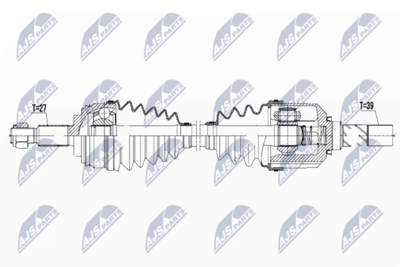 Drive Shaft NTY NPW-RE-083