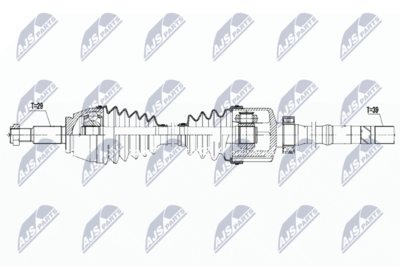 Drive Shaft NTY NPW-RE-089