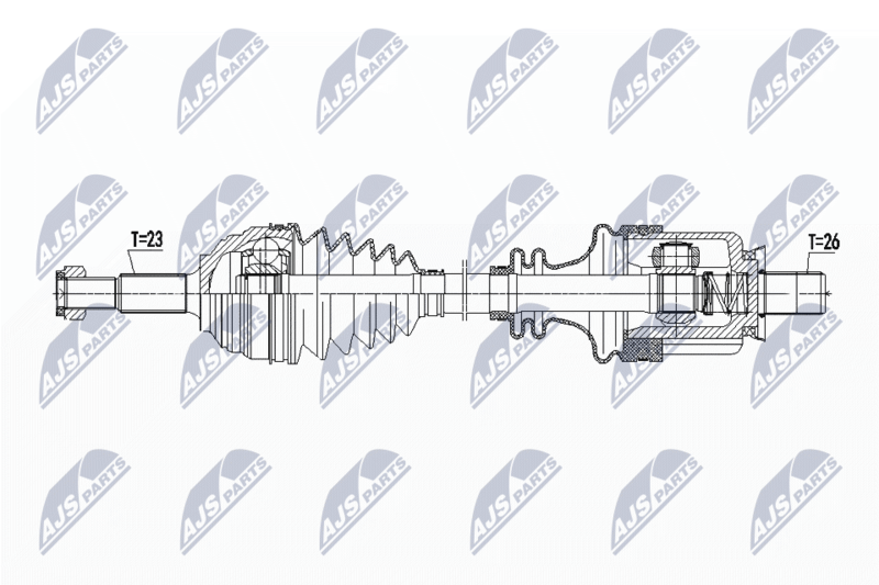 NTY NPW-RE-093 Drive Shaft