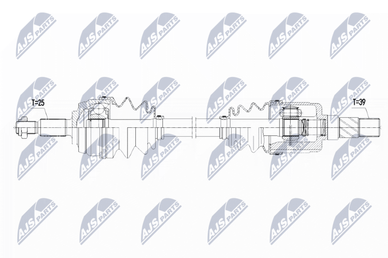 NTY NPW-RE-099 Drive Shaft