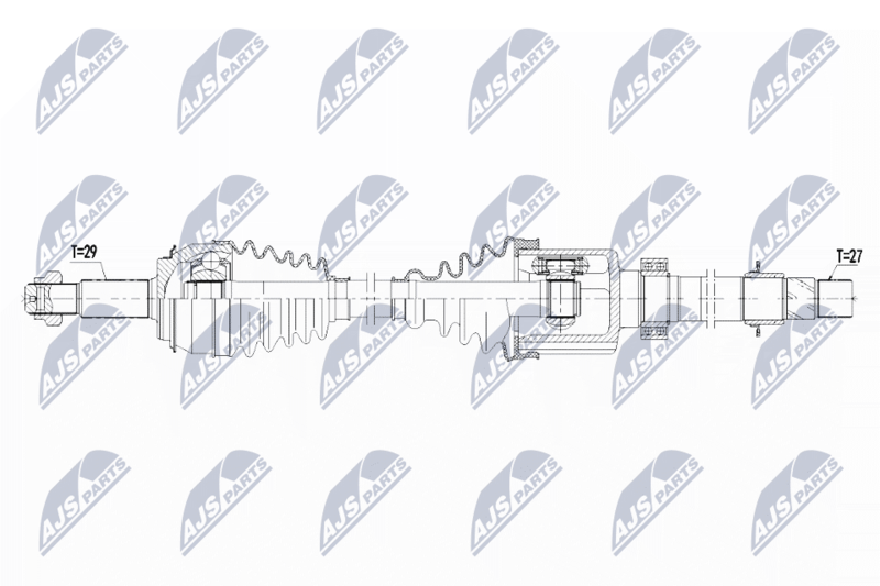 NTY NPW-RE-128 Drive Shaft