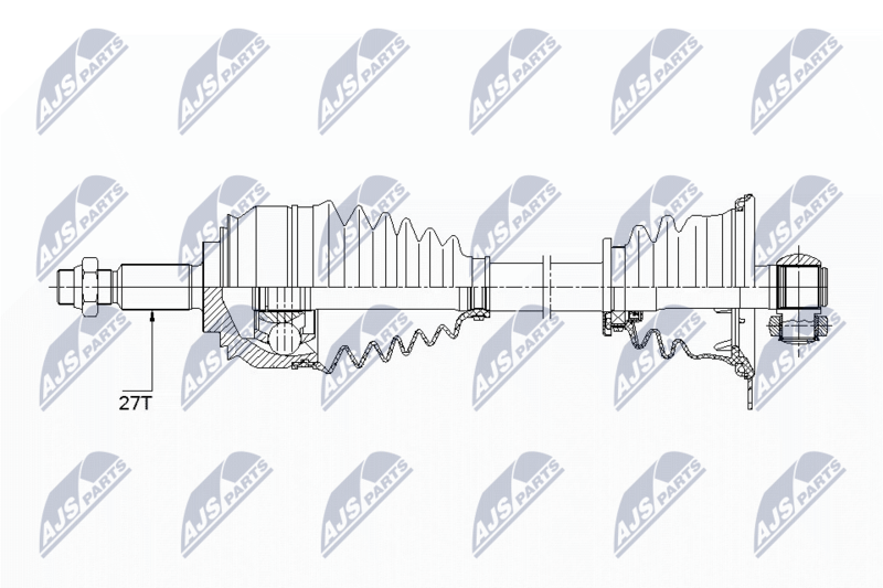 NTY NPW-RE-153 Drive Shaft