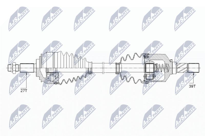 NTY NPW-RE-154 Drive Shaft