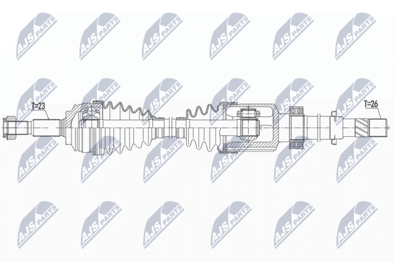 NTY NPW-RE-158 Drive Shaft