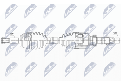 Drive Shaft NTY NPW-RE-162