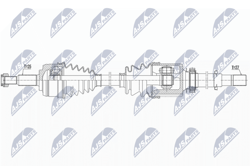 NTY NPW-RE-163 Drive Shaft