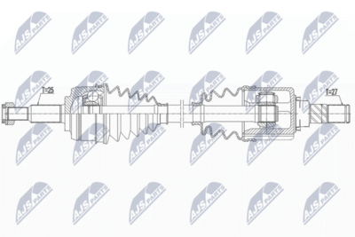Drive Shaft NTY NPW-RE-164