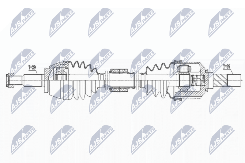 NTY NPW-RE-170 Drive Shaft