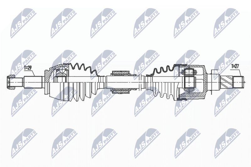 NTY NPW-RE-176 Drive Shaft
