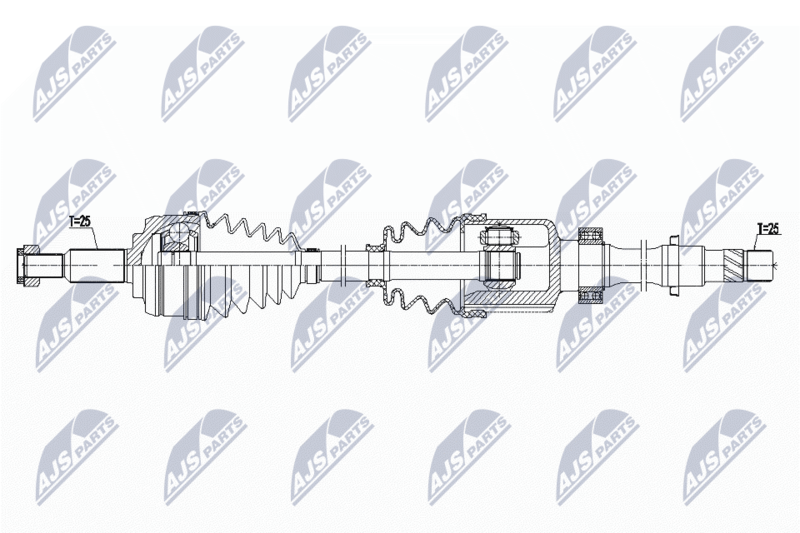 NTY NPW-RE-179 Drive Shaft