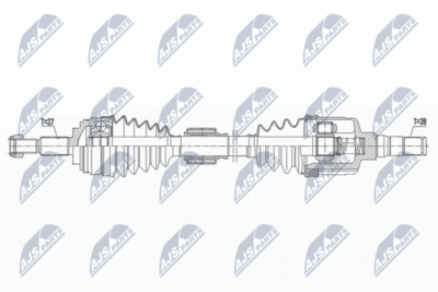 Drive Shaft NTY NPW-RE-182