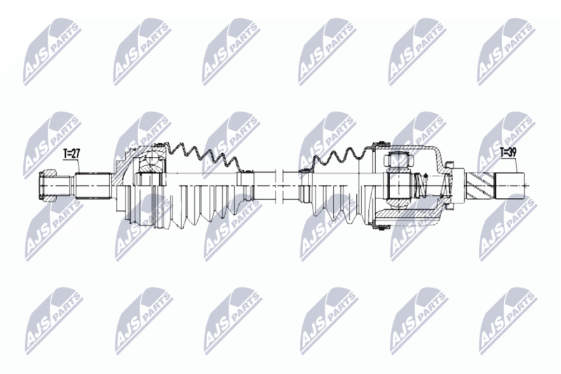 NTY NPW-RE-184 Drive Shaft