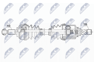 Drive Shaft NTY NPW-RE-191