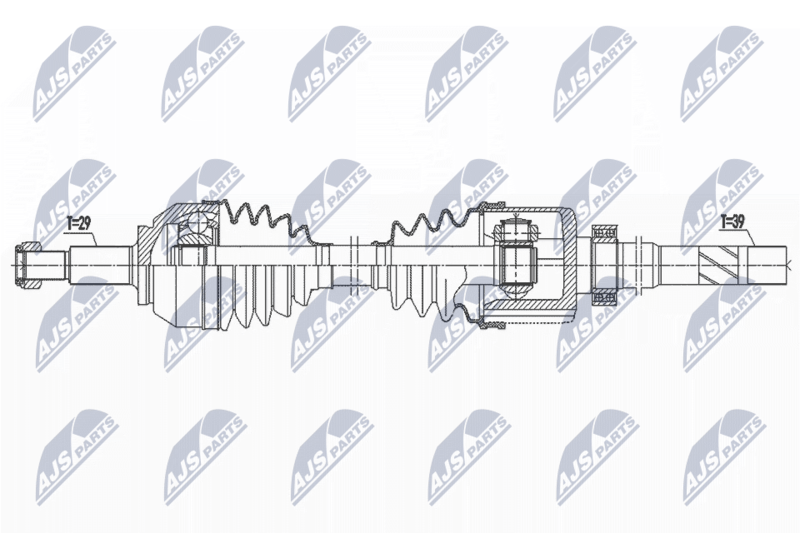NTY NPW-RE-192 Drive Shaft