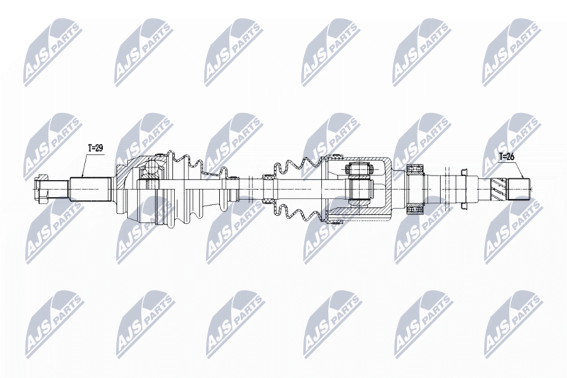NTY NPW-RE-198 Drive Shaft