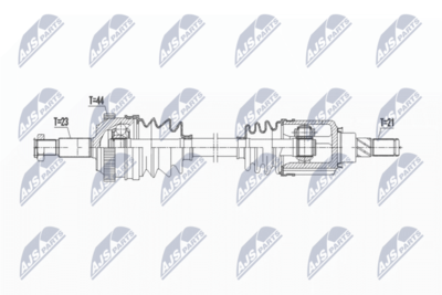 Drive Shaft NTY NPW-RE-201