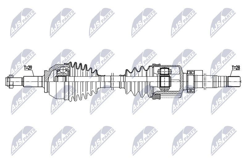 NTY NPW-RE-205 Drive Shaft