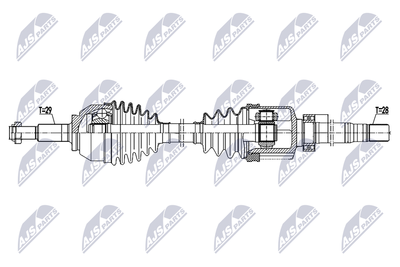 Drive Shaft NTY NPW-RE-205