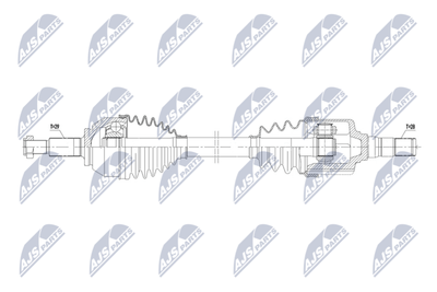 Drive Shaft NTY NPW-RE-206