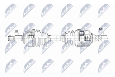 Drive Shaft NTY NPW-RE-214