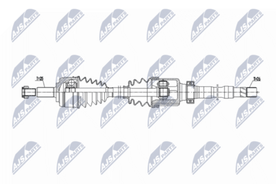 Drive Shaft NTY NPW-RE-216