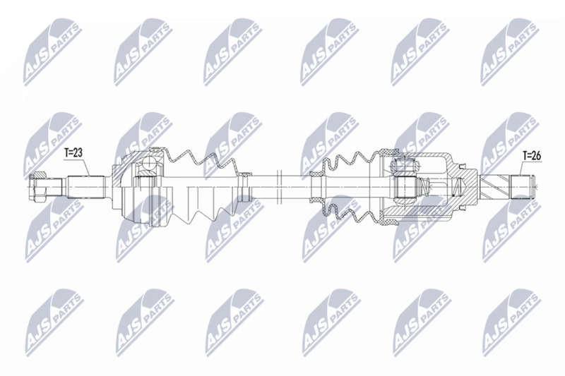 NTY NPW-RE-221 Drive Shaft