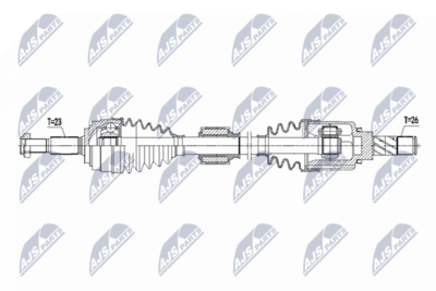 Drive Shaft NTY NPW-RE-223