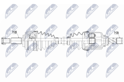 Drive Shaft NTY NPW-RE-226