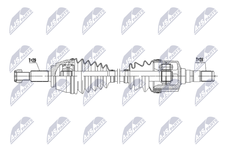 NTY NPW-RE-228 Drive Shaft