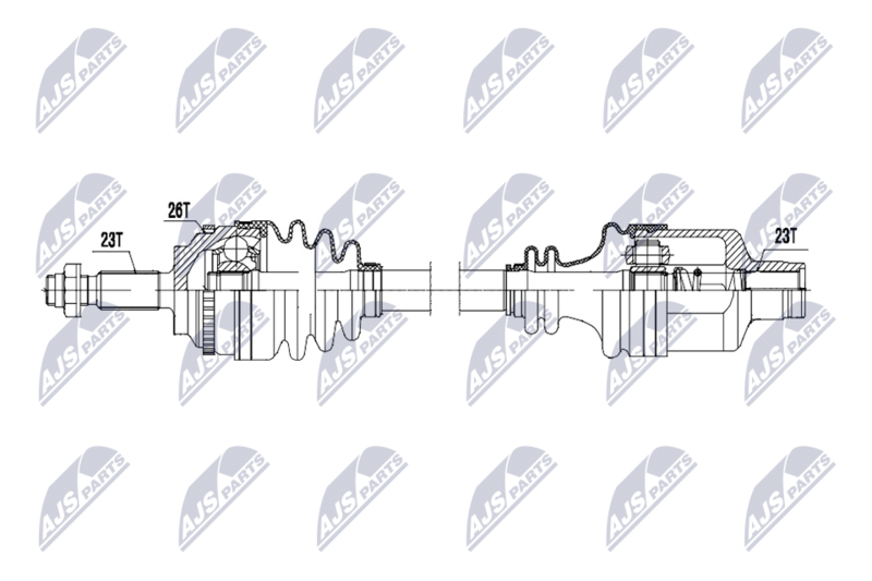 NTY NPW-RE-235 Drive Shaft