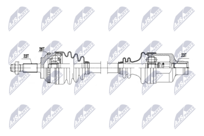 Drive Shaft NTY NPW-RE-235