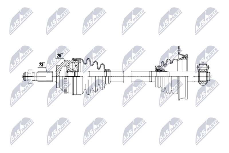 NTY NPW-RE-236 Drive Shaft
