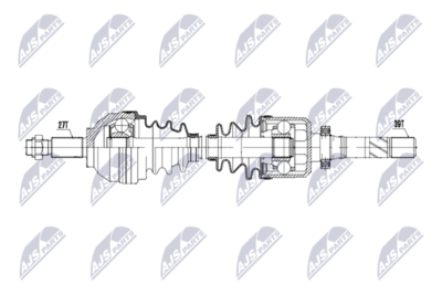 Drive Shaft NTY NPW-RE-239