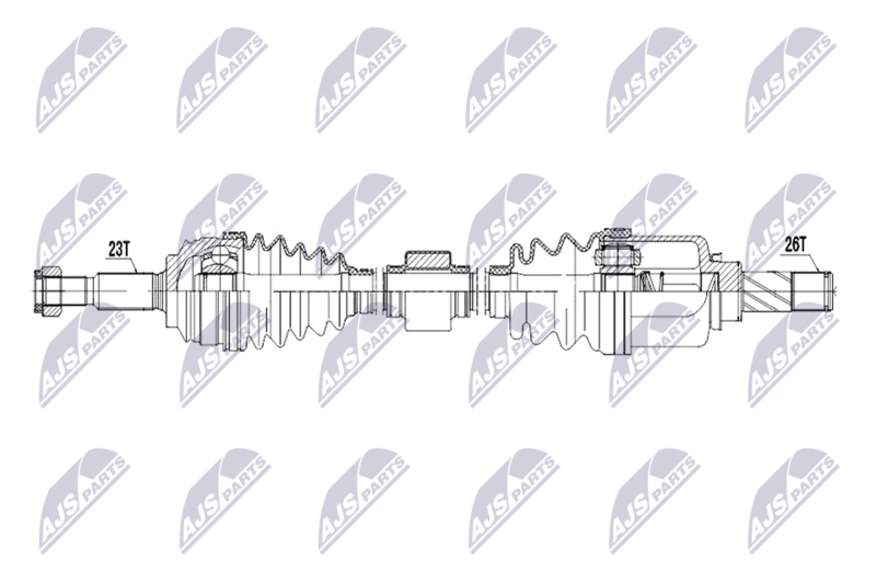 NTY NPW-RE-243 Drive Shaft