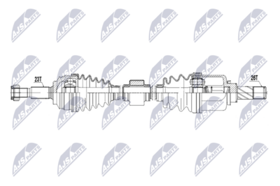 Drive Shaft NTY NPW-RE-243