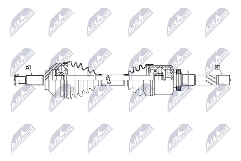 NTY NPW-RE-245 Drive Shaft