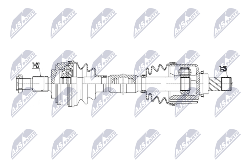 NTY NPW-RE-246 Drive Shaft