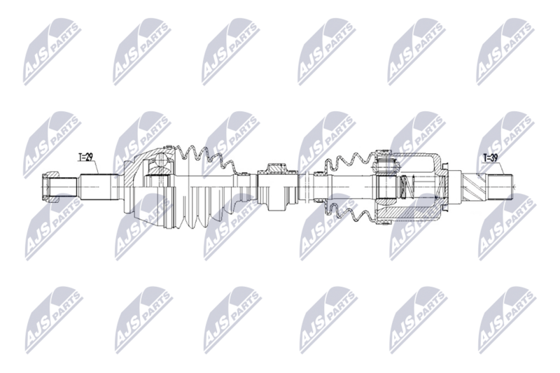 NTY NPW-RE-251 Drive Shaft