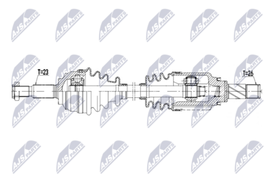 Drive Shaft NTY NPW-RE-255