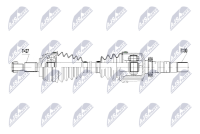Drive Shaft NTY NPW-RE-258