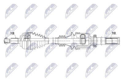 Drive Shaft NTY NPW-RE-260