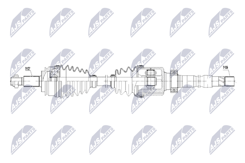 NTY NPW-RE-261 Drive Shaft