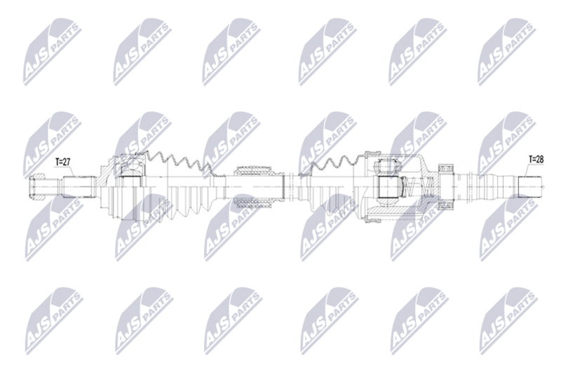 NTY NPW-RE-262 Drive Shaft